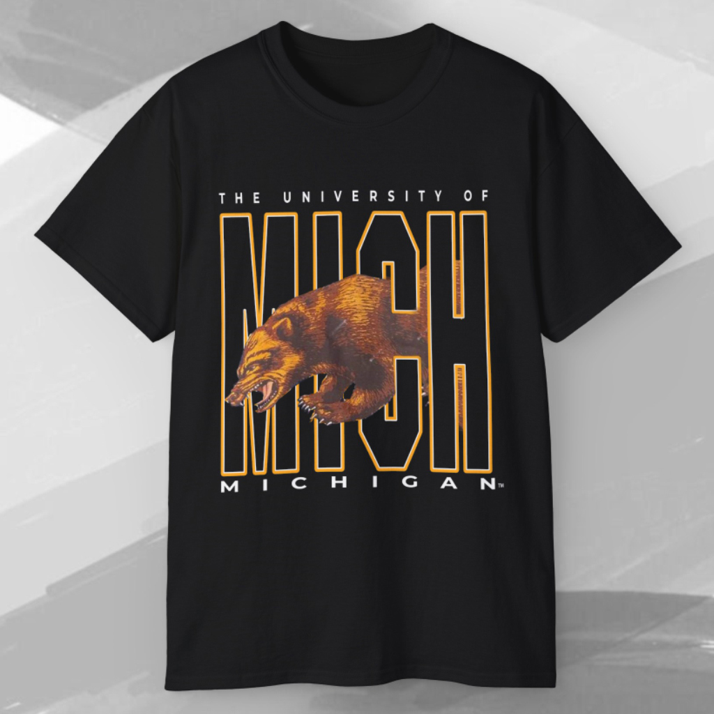 Michigan Wolverines Statement T-Shirt 3D