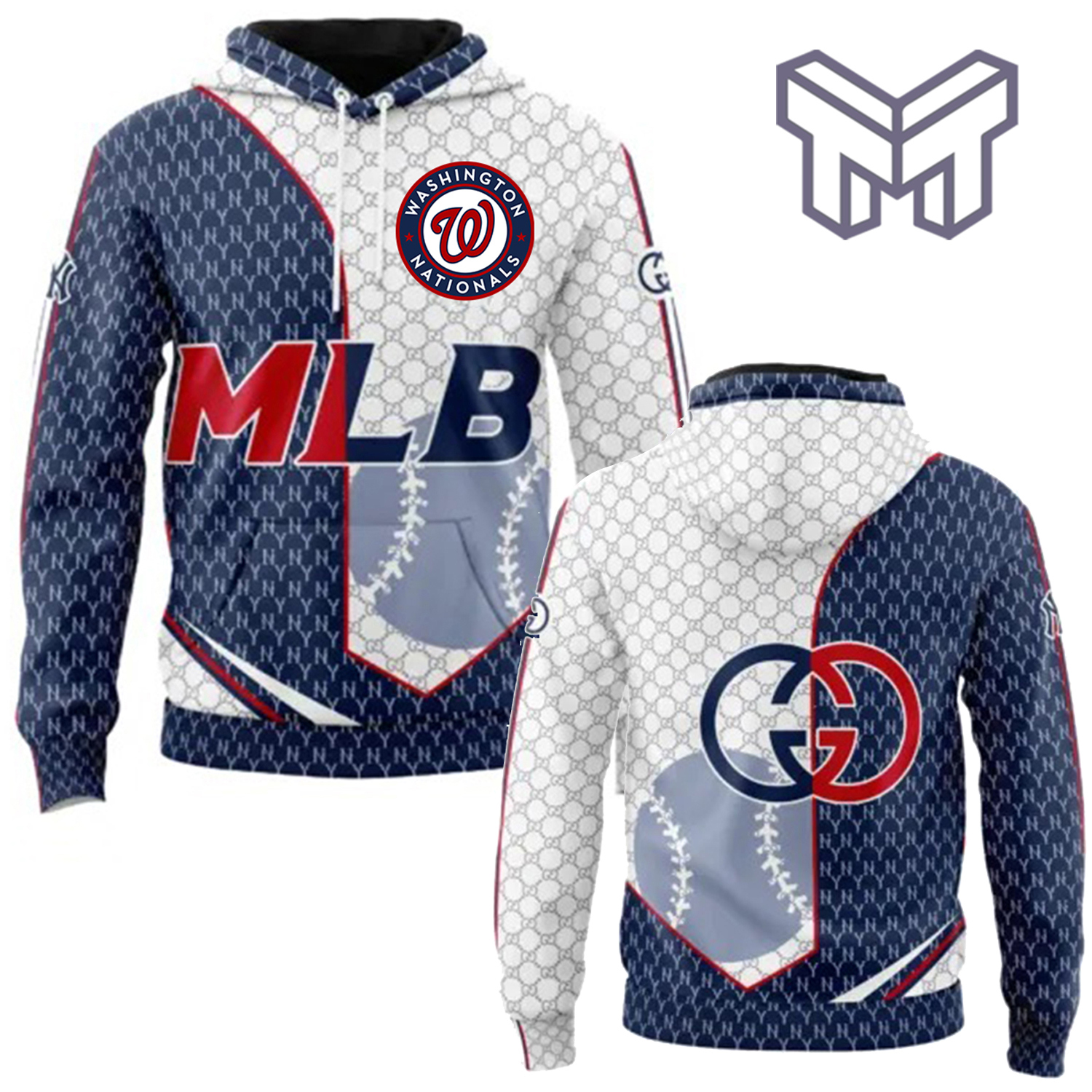 MLB and Gucci Hoodie 3D | Exclusive Statement Piece