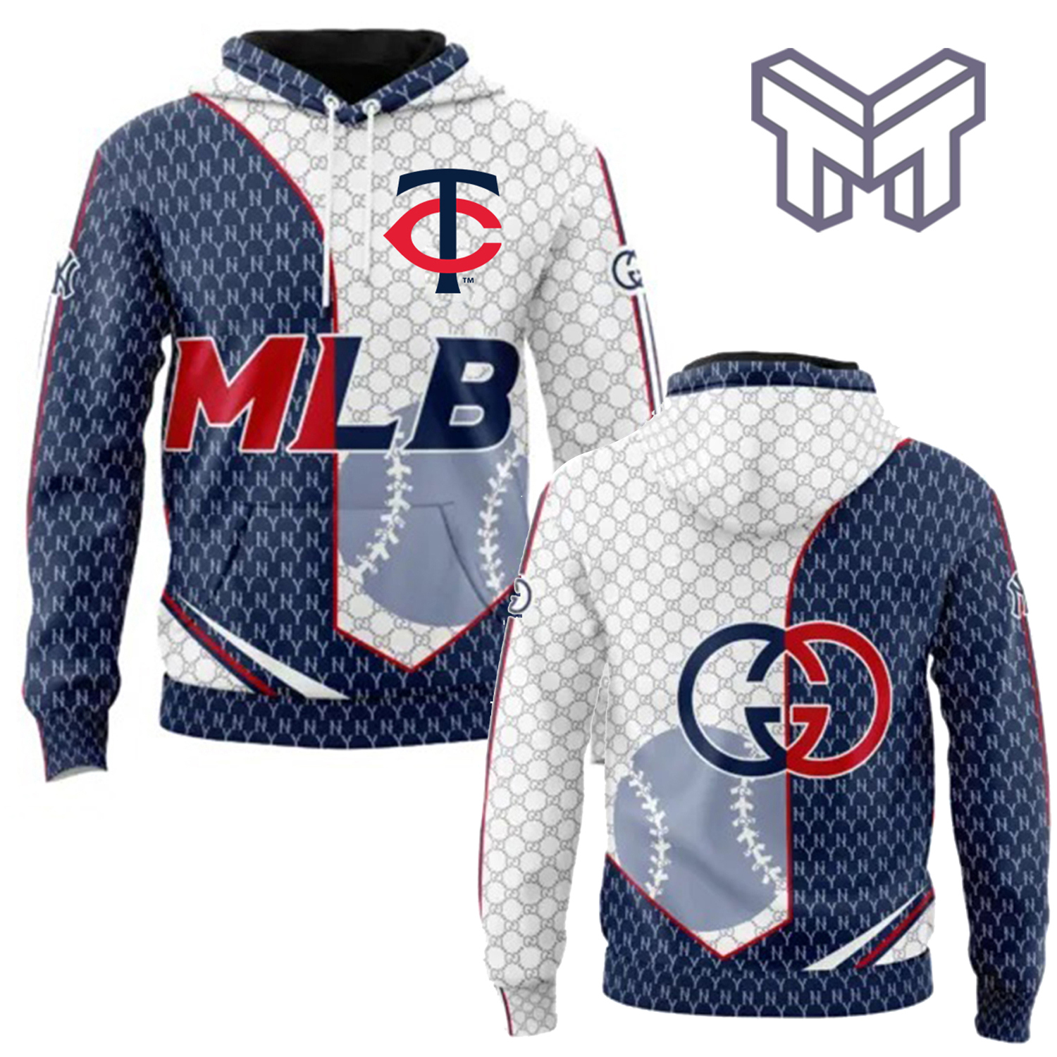 MLB x Gucci Limited Edition Statement Hoodie 3D