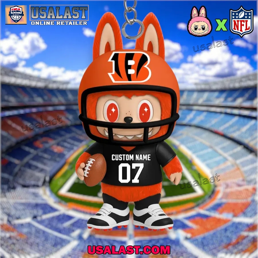 NFL Bengals Mascot Keychain Statement Accessories