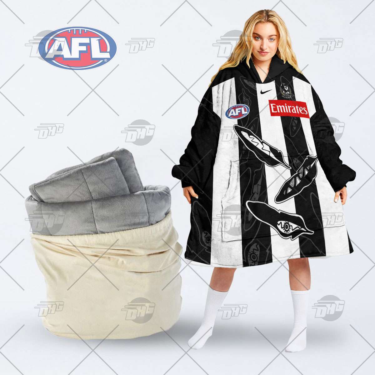 Oodie Statement AFL Jersey Blanket – Perfect for Gifting