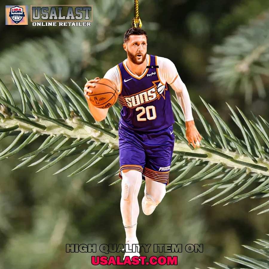 Phoenix Suns Statement Ornament with Bold Handcrafted Finish
