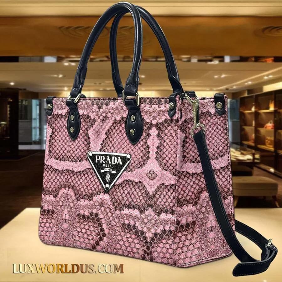 Prada Python Print Tote and Sophistication