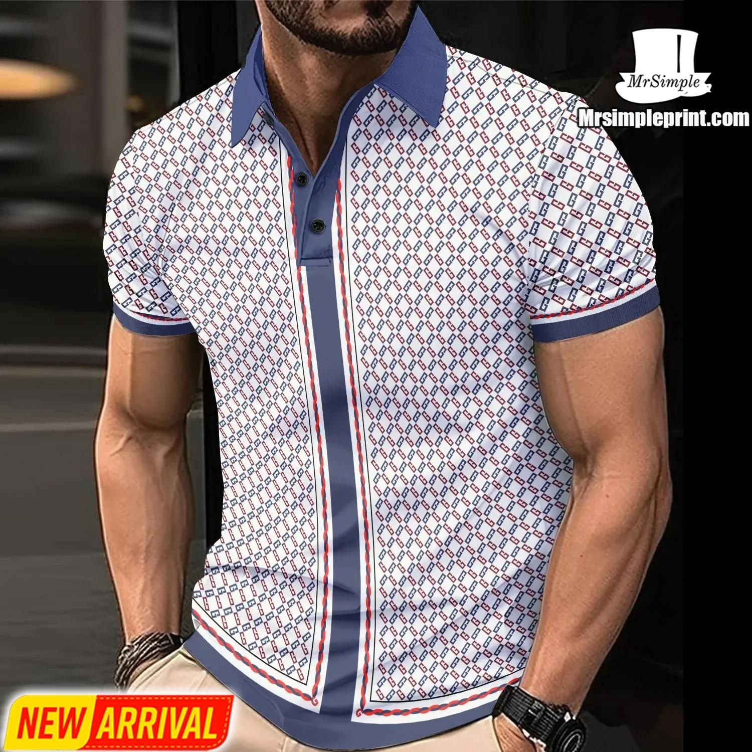 Premium Statement Polo | Modern Chic Design | Exclusive Handcrafted Pattern