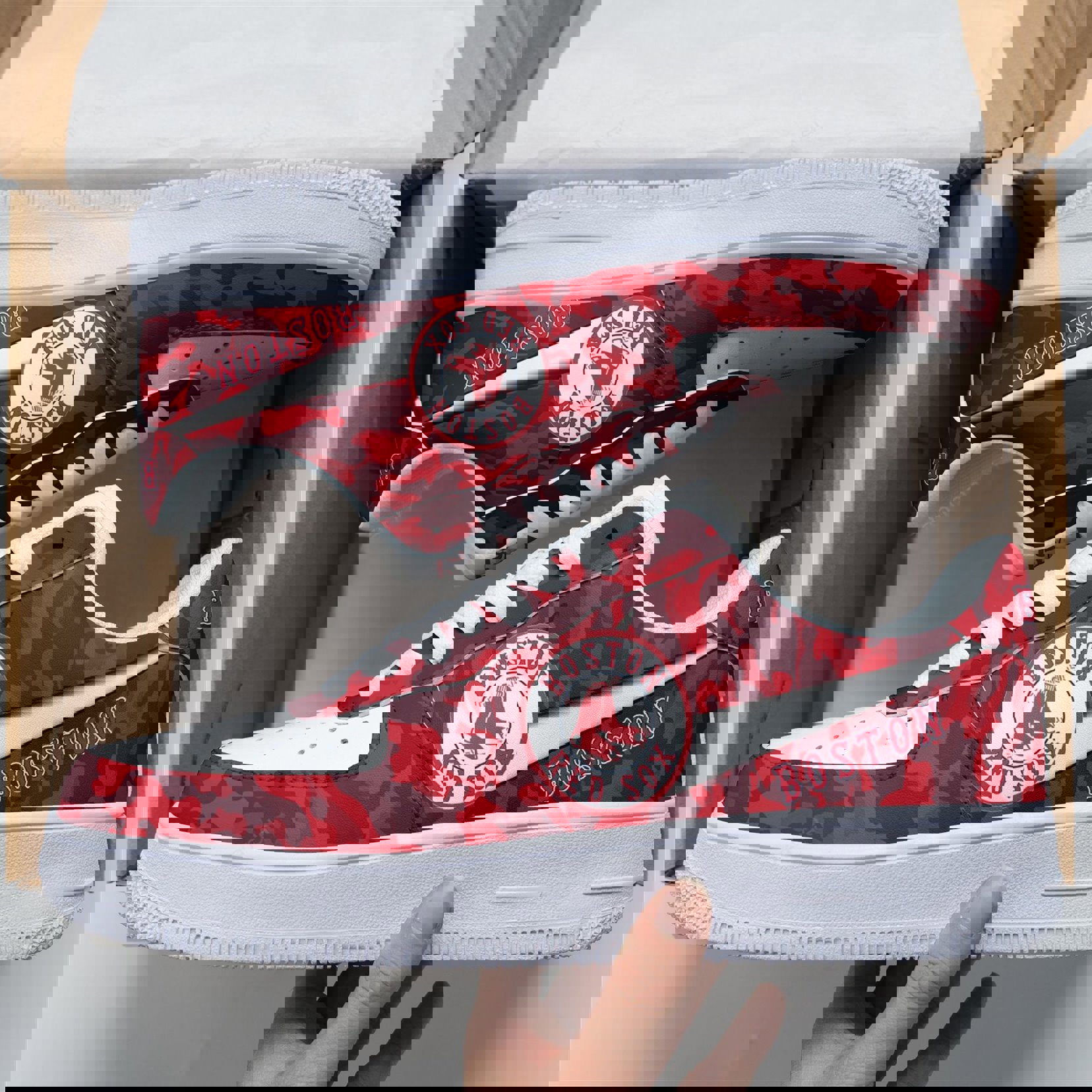 Red Camo AF 1 Sneaker