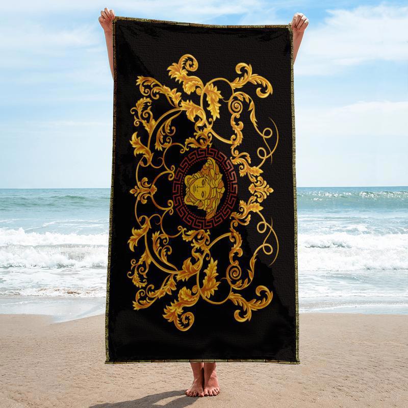 Retro Medusa Beach Towel Vintage Athletic Fan Gear 2025
