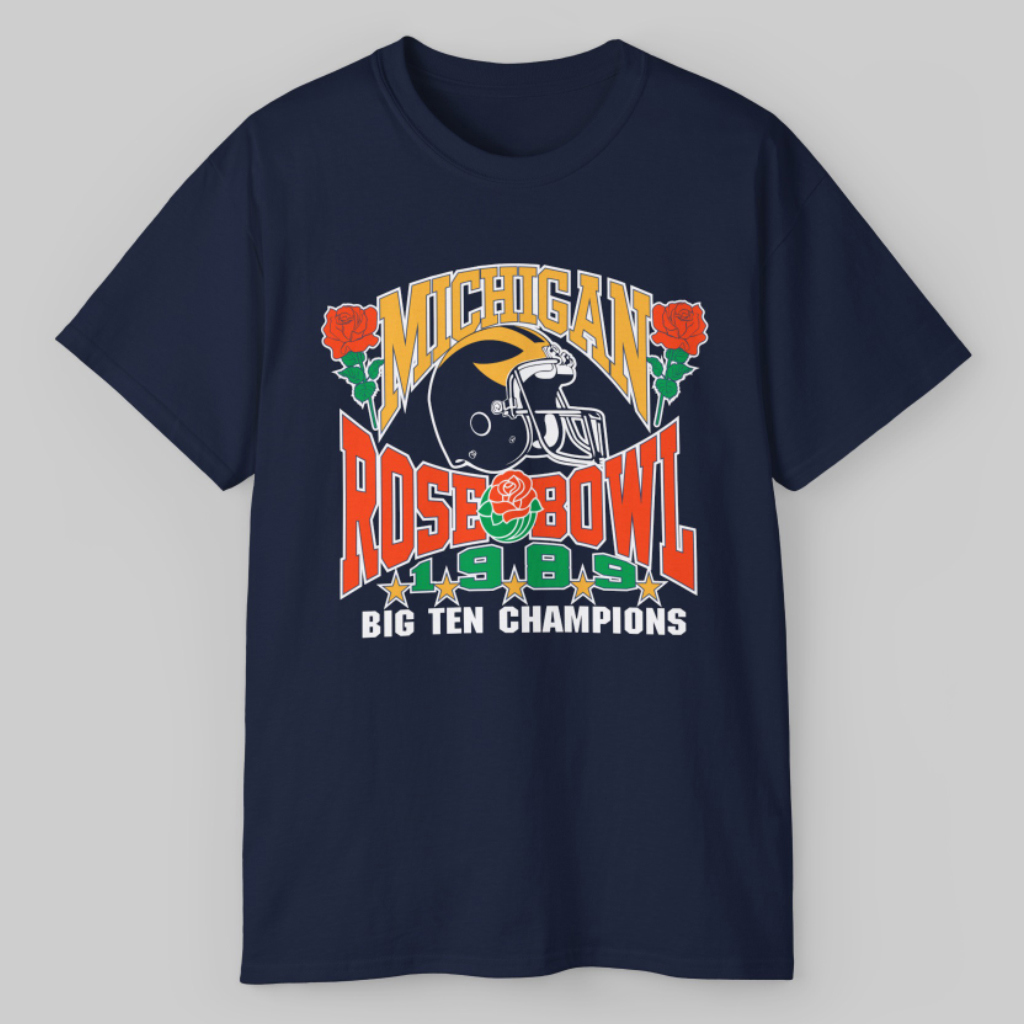 Rose Bowl Michigan Champions Statement T-Shirt