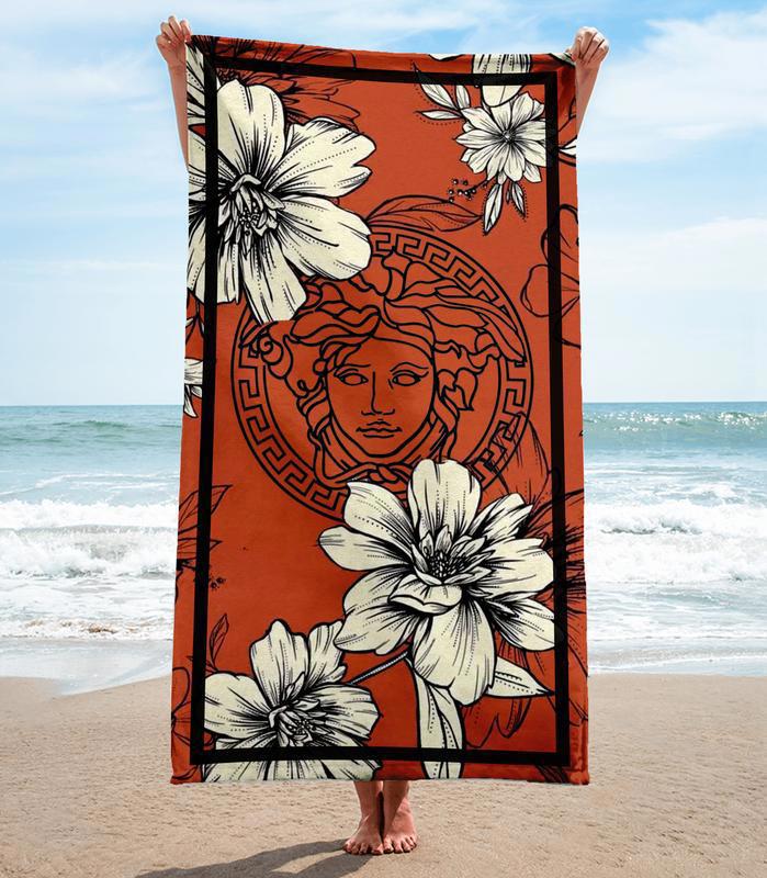 Rust Floral Medusa Towel Vintage Collector Fan Gear 2025
