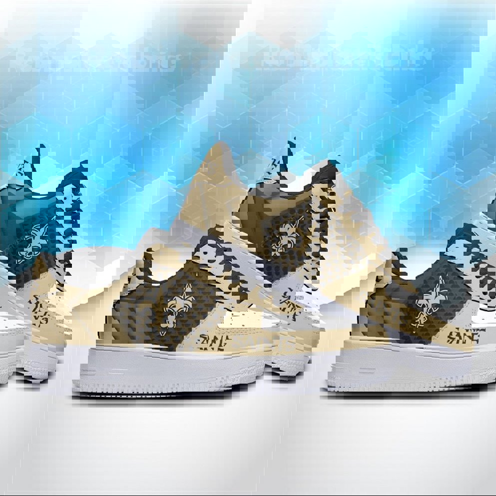 Saints AF 1 Sneaker Premium Leather and Bold Design Luxury Lifestyle Ad