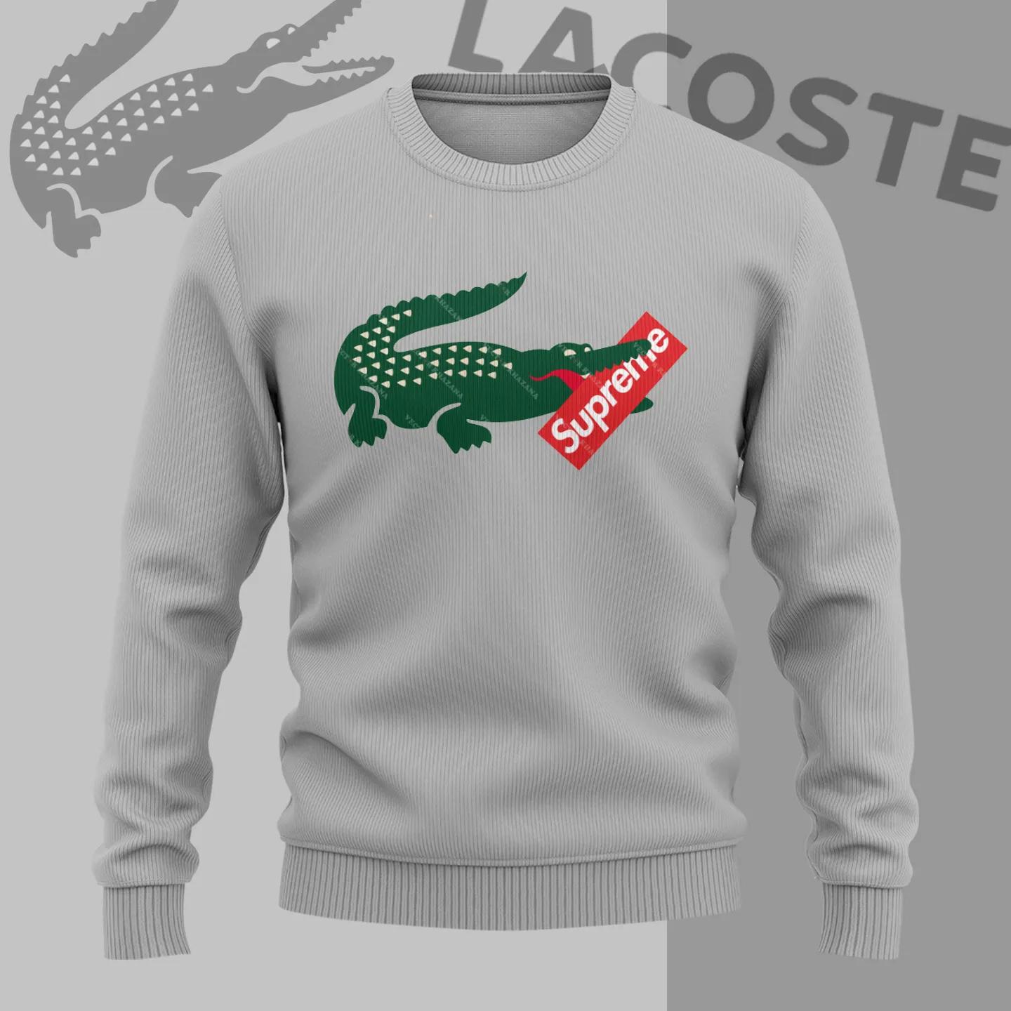 Supreme x Lacoste Crocodile Sweater