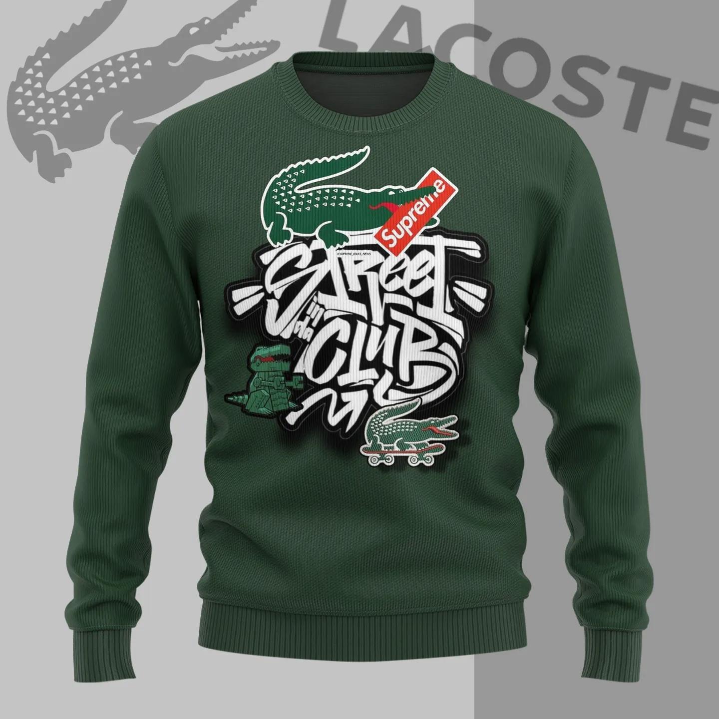 Supreme X Lacoste Street Club Sweater