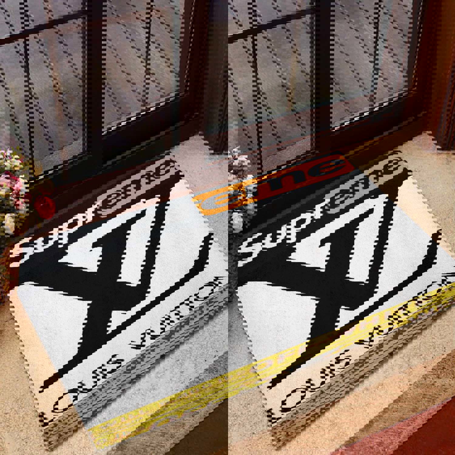 Supreme X Louis Vuitton Fleece Doormat Modern Chic Rug