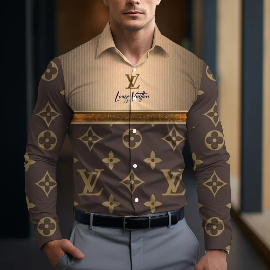 Two-Tone Heritage Monogram Polo Shirt 2025