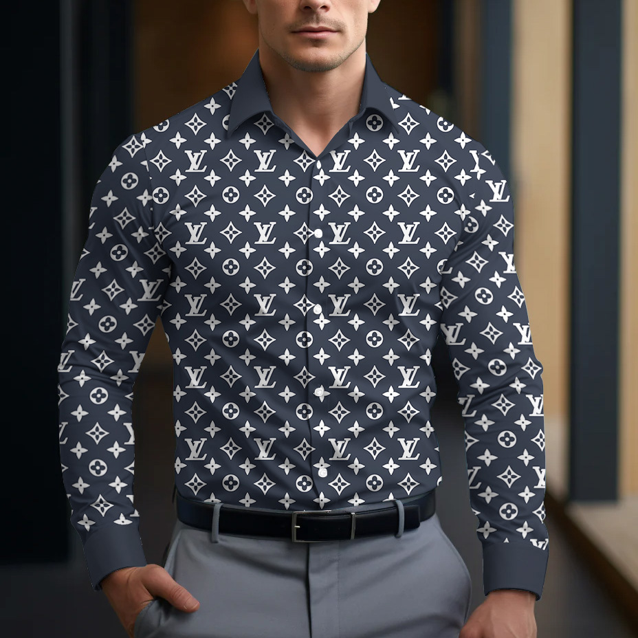 Two-Tone Heritage Monogram Polo Shirt 2025