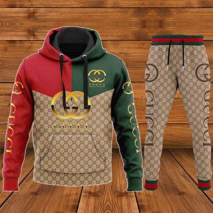 Unisex Colorblock Pullover Hoodie 2025 Retro Monogram