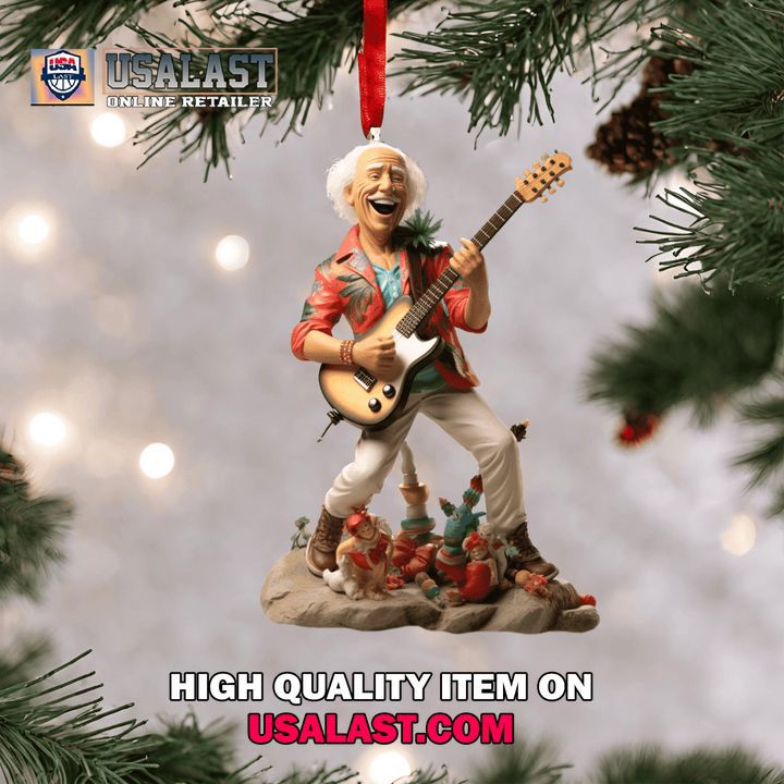 U.S. Last's Limited Edition Ornaments - Iconic Guitarist with Elves and Cats