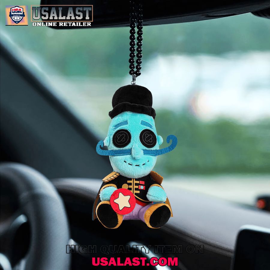 USALAST | Blue Velvet Gentleman Ornament | Chic Car Accessory