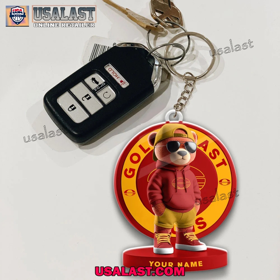 USALAST Bold and Unique Custom Bear Keychain