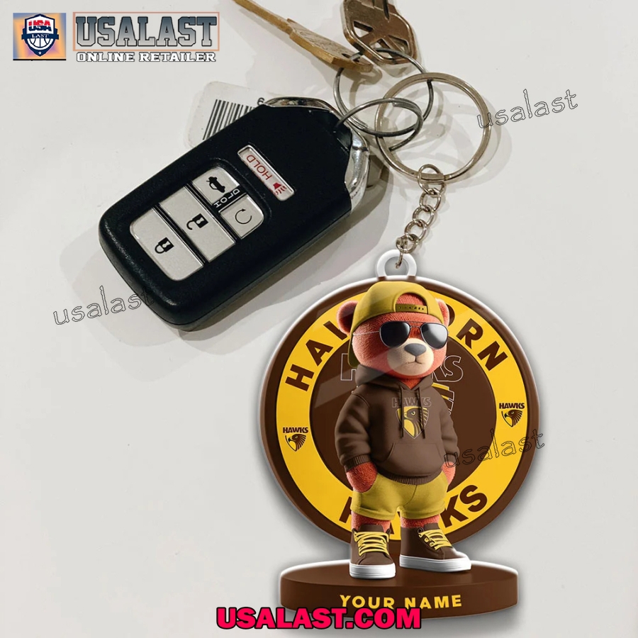 USALAST | Bold Customizable Bear Keychain Ornaments