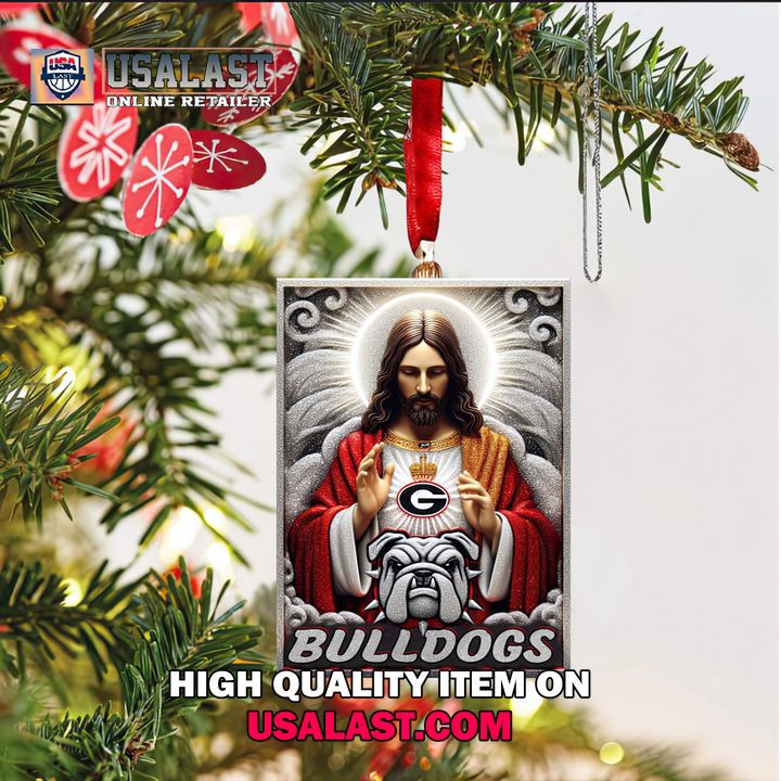 USALAST Bulldogs Ornament Iconic Halo Detail