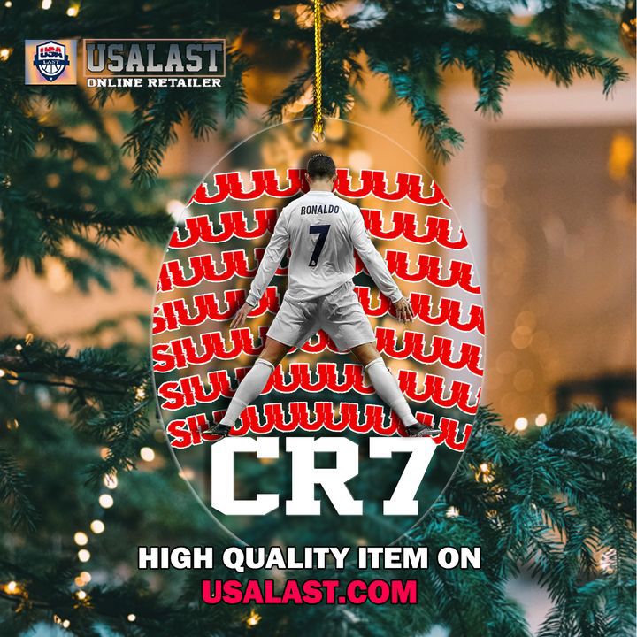 USALAST Cristiano Ronaldo CR7 Ornament