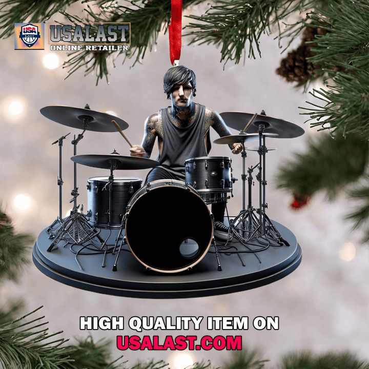 USALAST Drummer Figurine Ornaments Modern Artistic Design