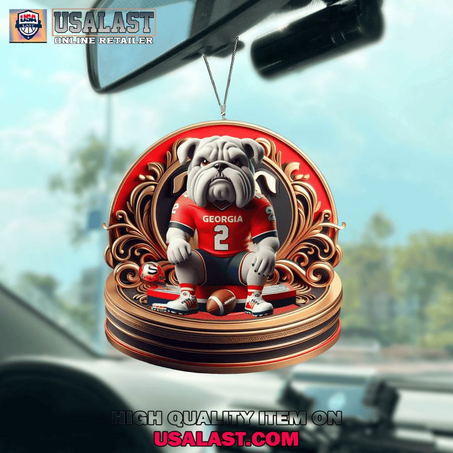 USALAST Georgia Bulldog Statement Ornament