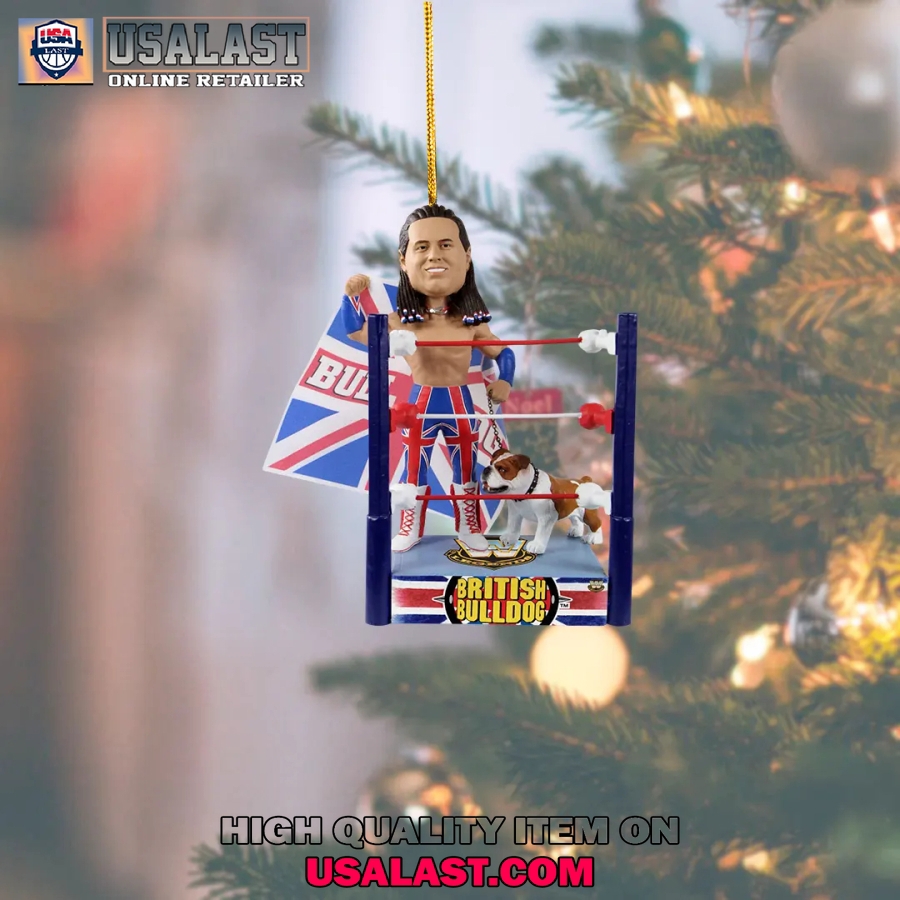 USALAST Limited Edition British Bulldog Bobblehead Ornaments