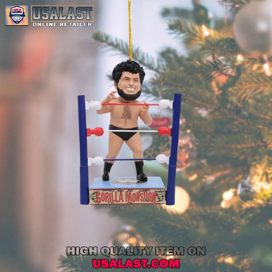 USALAST Limited Edition Gorilla Monsoon Ring Ornament