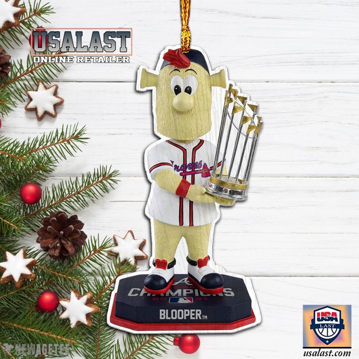 Usalast MLB Champions Ornament Bobblehead with Trophy