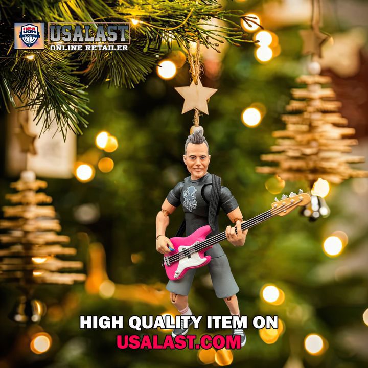USALAST Modern Rocker Christmas Ornament