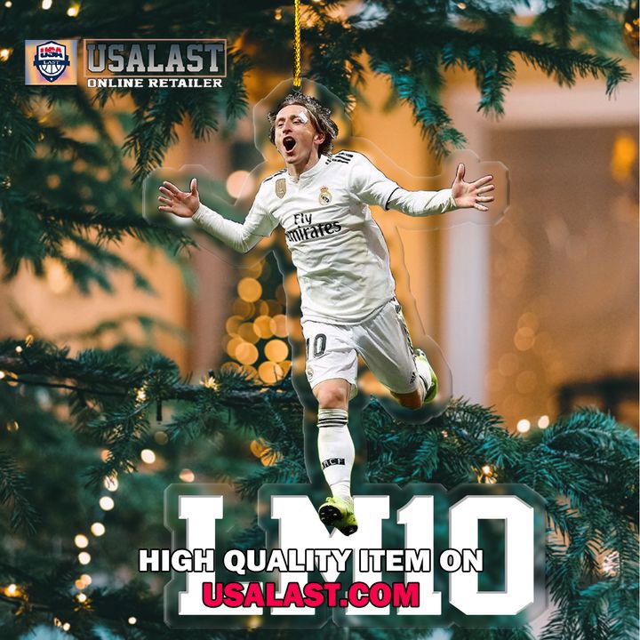 USALAST Soccer Legend Ornament – Iconic White Jersey Adornments