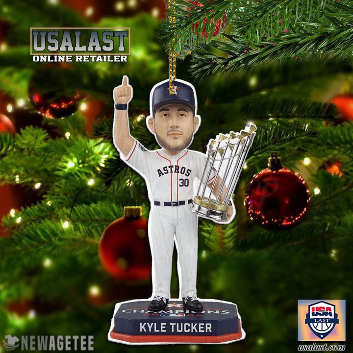 USALAST's Limited Edition Kyle Tucker Astros Trophy Ornament