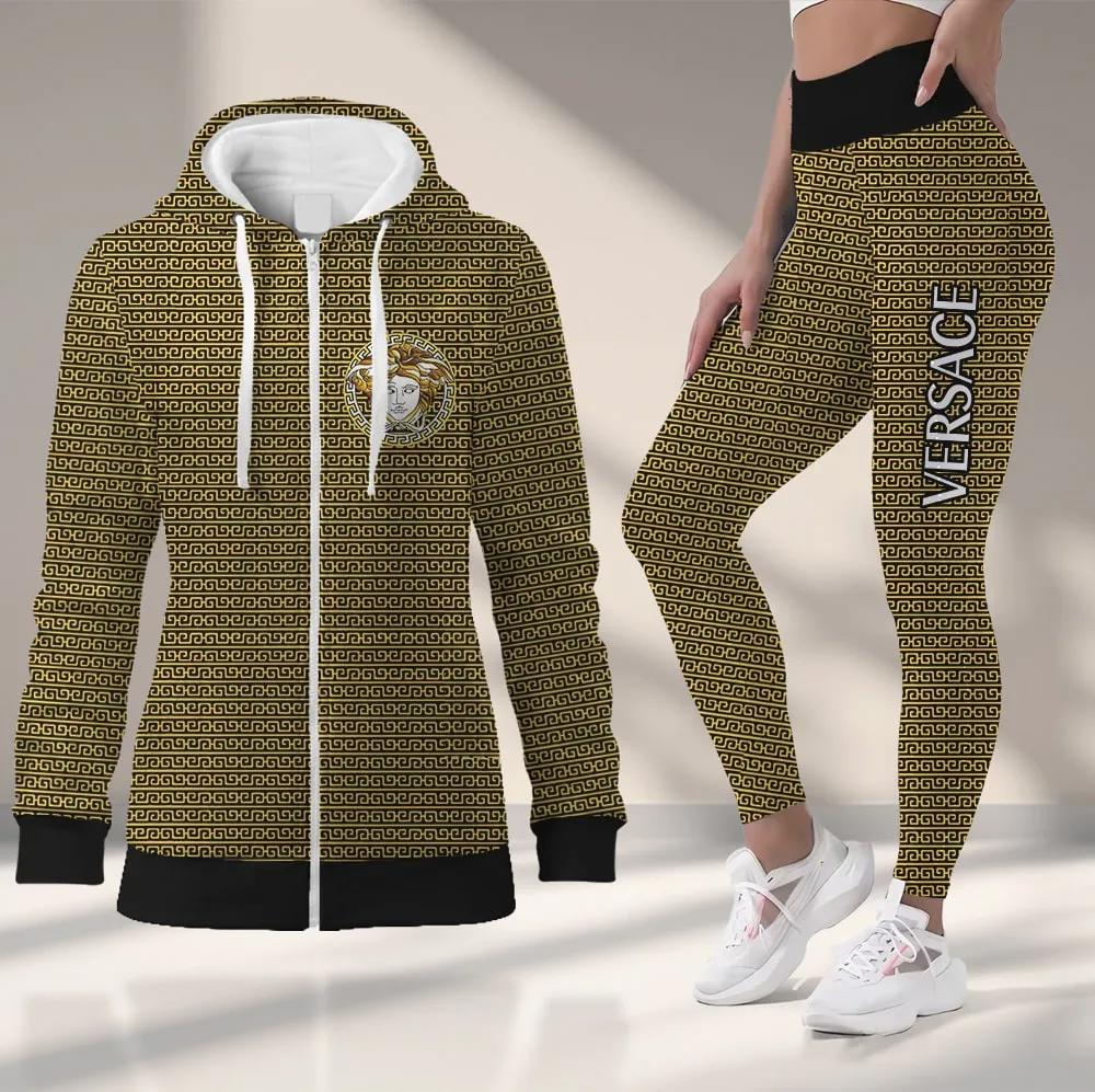 Versace Limited Edition Luxe Gold Track Suit