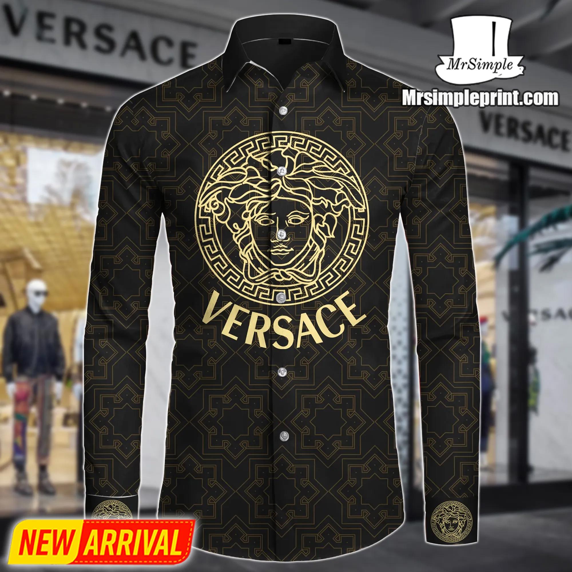 Versace Luxe Statement Button-Up