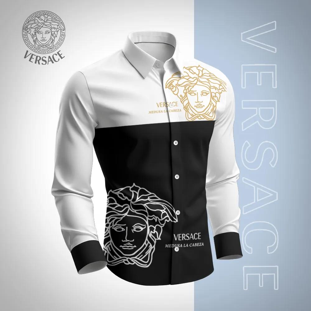 Versace Medusa Bold Long Sleeves Shirt