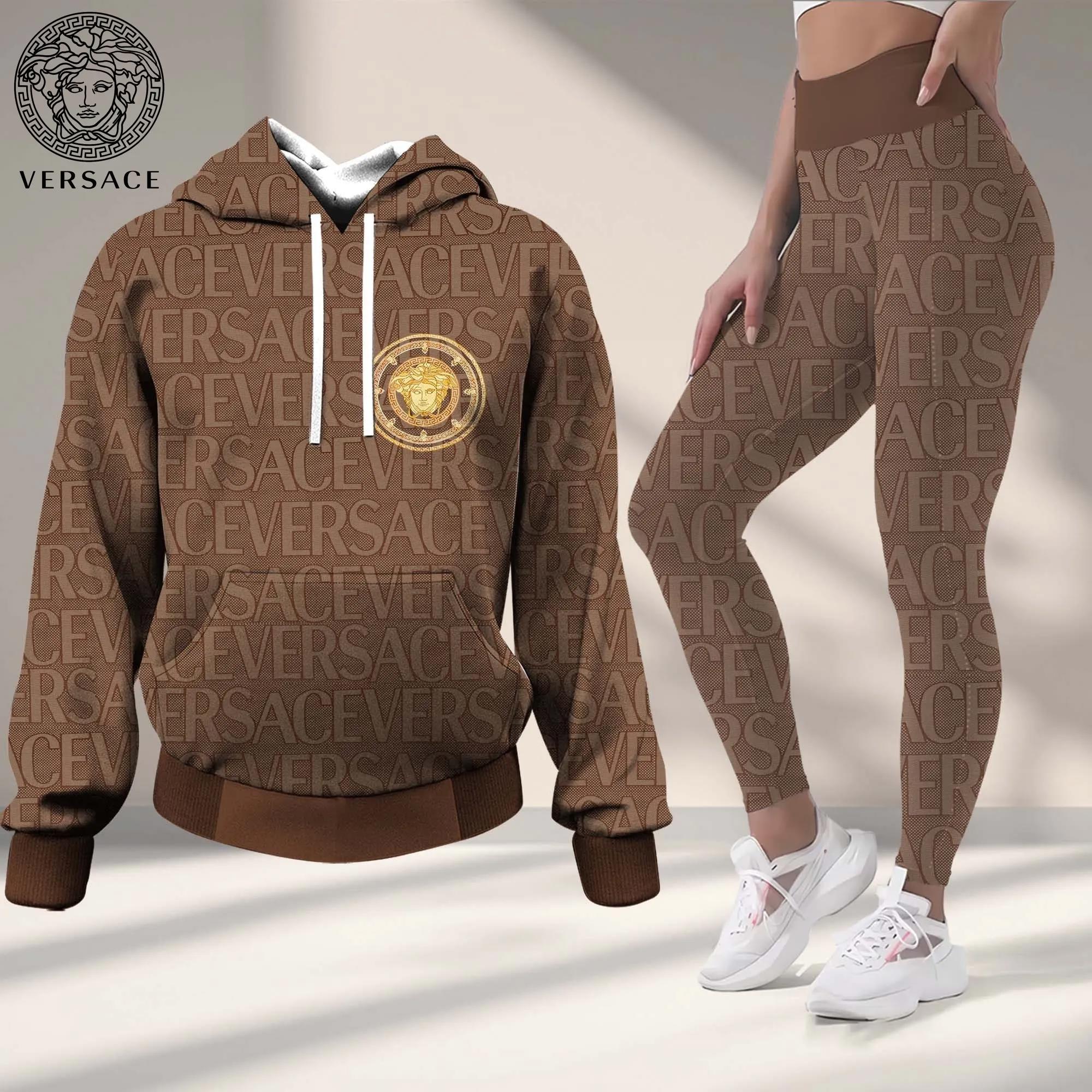 Versace Premium Statement Hoodie & Leggings Set
