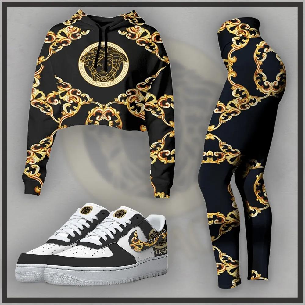 Versace Statement Gold Luxury Activewear Set