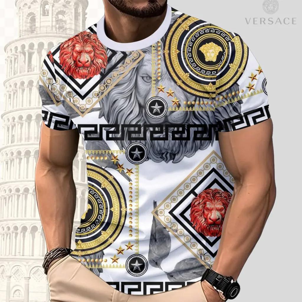 Versace Statement Lion & Medusa T-Shirt 3D