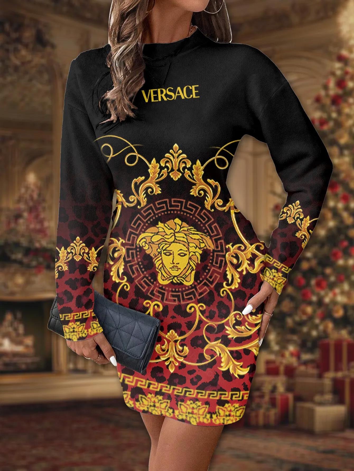 Versace Statement Sweater Dress