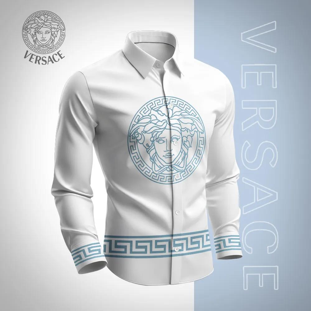 Versace Statement White Long Sleeves Shirt