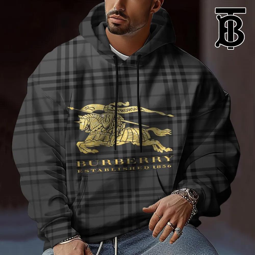 Washed Black Plaid Rider Hoodie Unisex 2025
