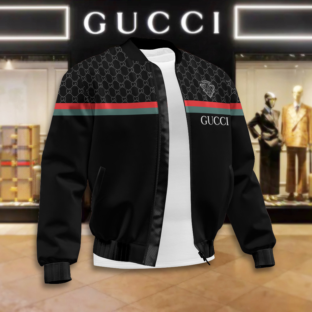 Washed Black Zip-Up Bomber Jacket Streetwear Graphic 2025