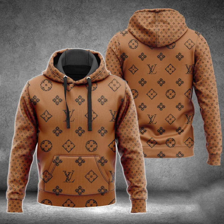 
                louis vuitton bronze luxury brand unisex hoodie for men women
            