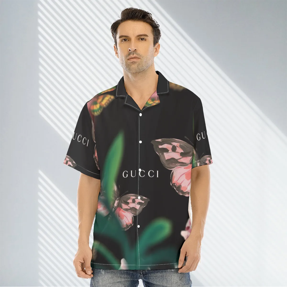 Gucci luxury brand premium fashion hawaii shirt for men