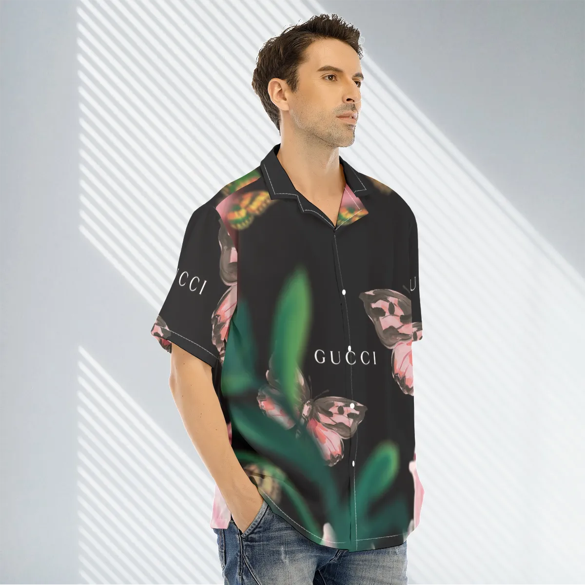  Gucci luxury brand premium fashion hawaii shirt for men