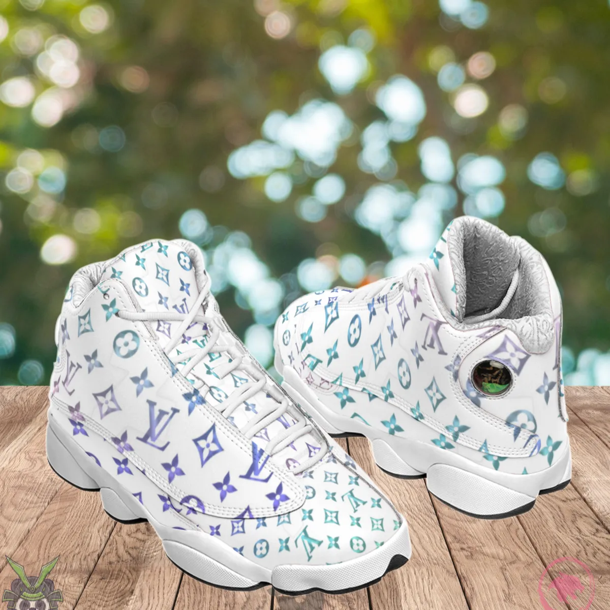 LOUIS VUITTON  air jordan 13 sneakers white hot 2023  form jordan 13 sneakers