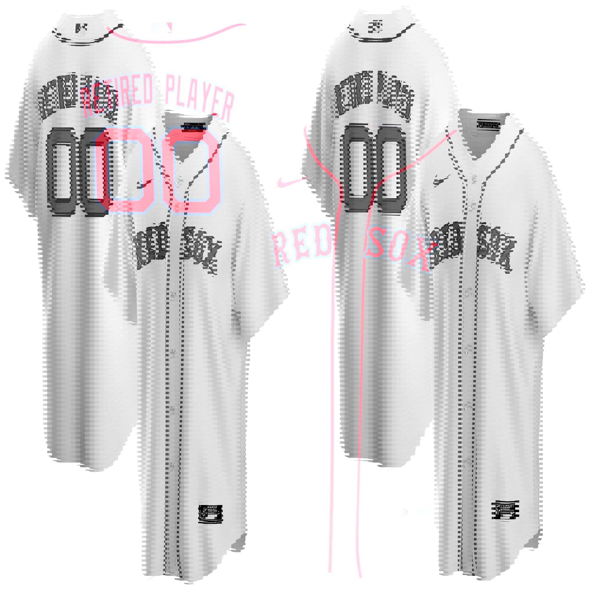 Boston red sox nike home pick-a-player retired roster replica jersey - white