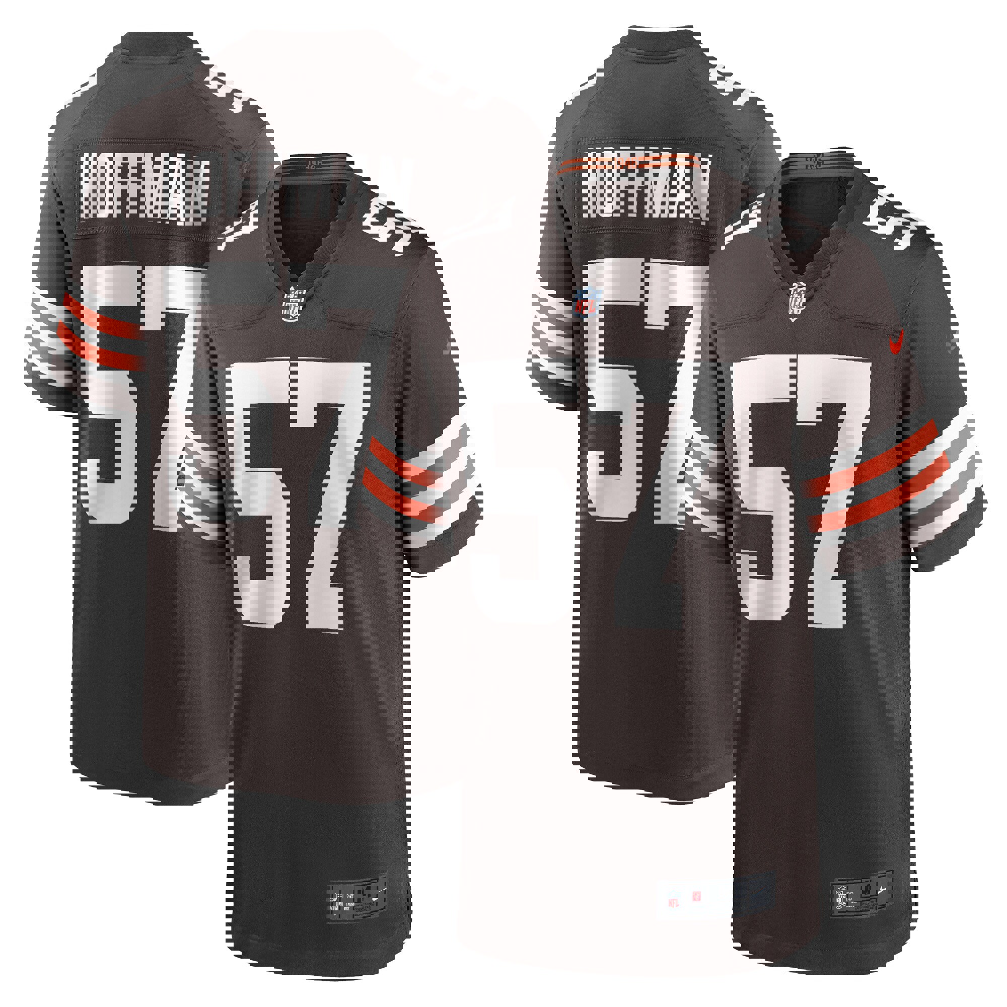 Brock hoffman cleveland browns game player jersey for nfl football fans