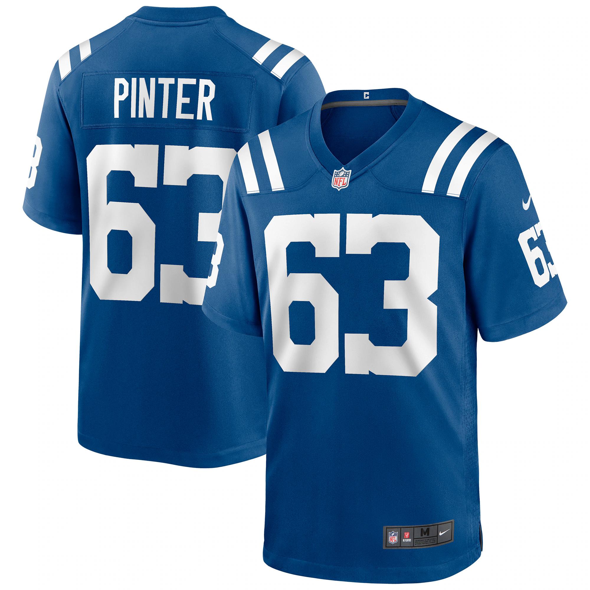 Danny pinter indianapolis colts game jersey for nfl football fans